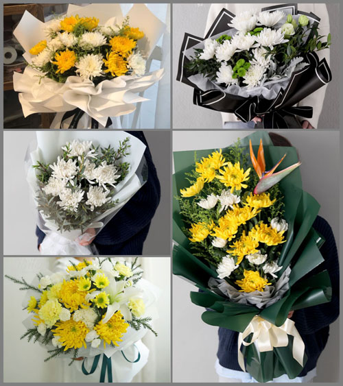 福建三明永安市曹远镇上墩村白事花束代送